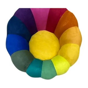 Fauteuil une place multicolore capitonné en mousse compressée, modèle T-810